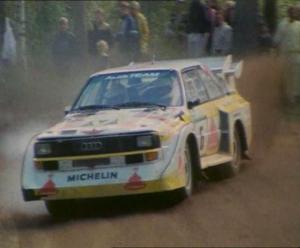 Audi Sport Quattro S1 Group B Rally Car 1985 года 